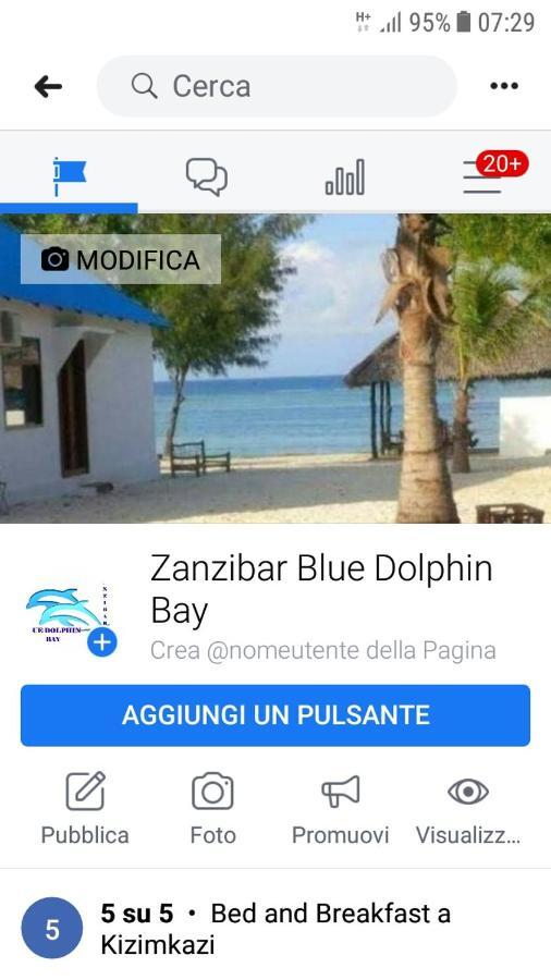 Bed and Breakfast Zanzibar Blue Dolphin Bay Exteriér fotografie